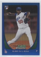 2011 Bowman Draft Chrome Blue Refractor /199 Rubby De La Rosa #30 3q5