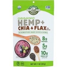 Mezcla orgánica de semillas de lino de cáñamo chía de Manitoba Harvest 7 OZ