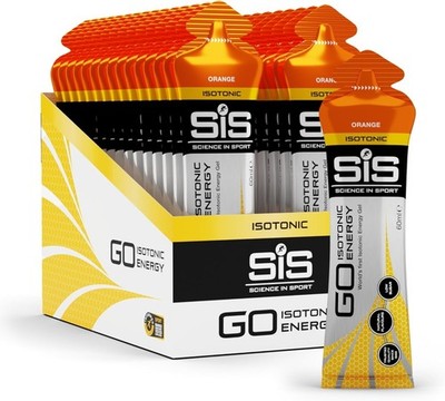 SiS GO Isotonic Energy Gel Orange 30 Pack Vegan Gluten Free