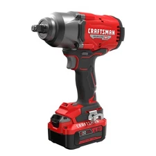 	CRAFTSMAN V20 RP Impact Wrench Cordless Brushless High Torque 1/2 Inch 4Ah	