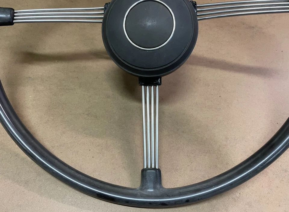 Traficador de volante y botón de bocina Triumph TR2 TR3 Foto 4 de 4