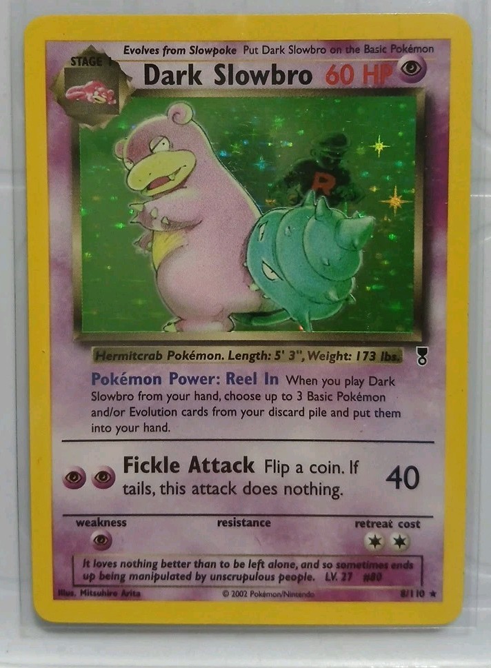 Dark Slowbro - 8/110 - Pokemon Card Legendary Collection Holo Rare - LP