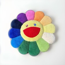 Takashi Murakami Rainbow Flower Cushion Pillow plush 60cm MoMA Limited