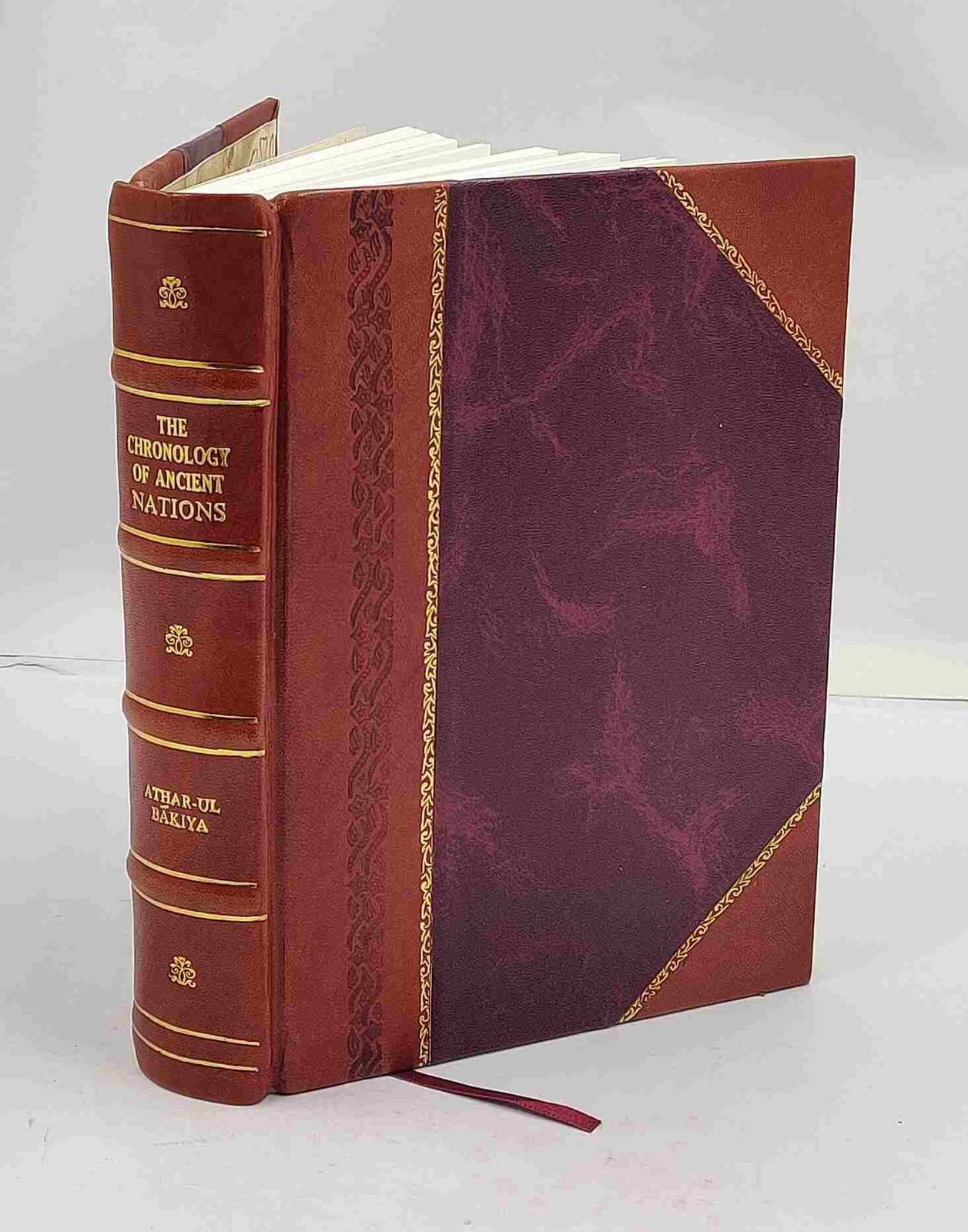 The Chronology Of Ancient Nations An English Version Of The Arab [Leather Bound]