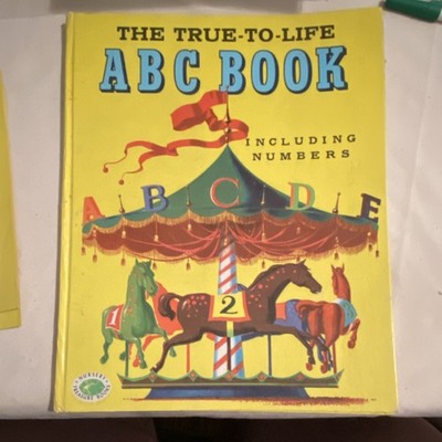VTG Grosset & Dunlap: True-To-Life ABC Book HC 1952 Illustrated by Johan Polak