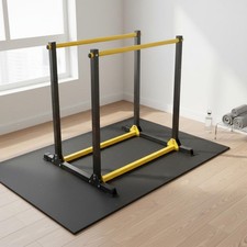 Calisthenics Bars Versatile Workout Stand Floor Safe Feet for Gyms