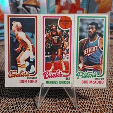 1980-81 Topps - Bob McAdoo, Marques Johnson, Don Ford #89-144-55
