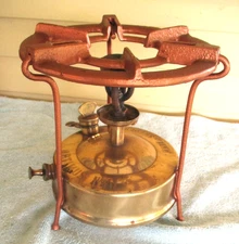 Optimus No.1 Brass & Steel Pressure Stove for Camping, Hiking etc made in Sweden