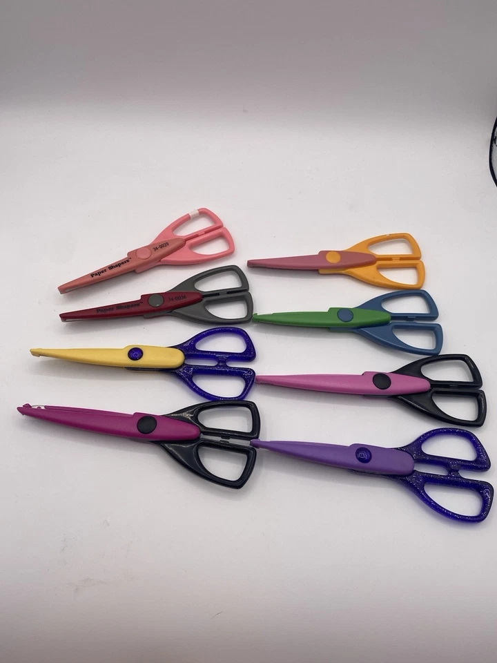 X-Acto & Paper Shapers Edgers Decorative Edge Scissors Scrapbooking Lot of 8 - Image 3 of 4