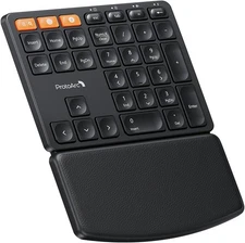 Wireless Numeric Keypad, EK04 N Ergonomic Bluetooth Number Pad with