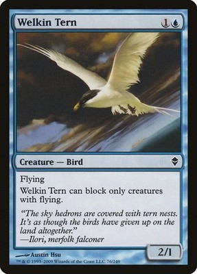 WELKIN TERN X 4 E/X+ ZENDIKAR MAGIC THE GATHERING