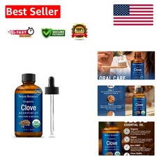 100 Pure Clove Bud Essential Oil 30ml - Natural Relief for Muscle Tooth Pain