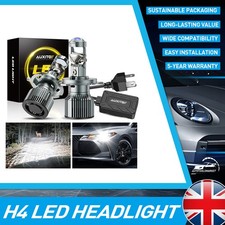 H4 HB2 Led Headlight Bulbs Xenon White 6500k Car High Low Beam Headlamp Bulb 12v
