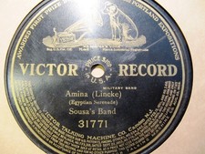 1906 John Philip SOUSA's BAND TWO STEP Egyptian Serenade AMINA Paul Lincke 31771
