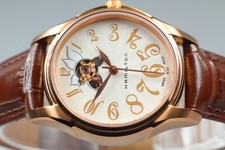 Exc+5*Box Hamilton Jazzmaster H323451 White Automatic Women's Watch 34mm JAPAN 17
