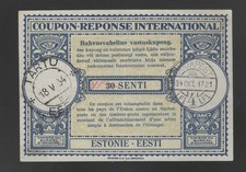 Estonia IRC IAS Kupon-Reponse Tartu 18.V.34