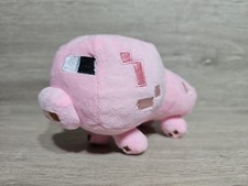 Mojang Minecraft Pink Pig 4  Beanie Plush Stuffed Toy Animal 2019