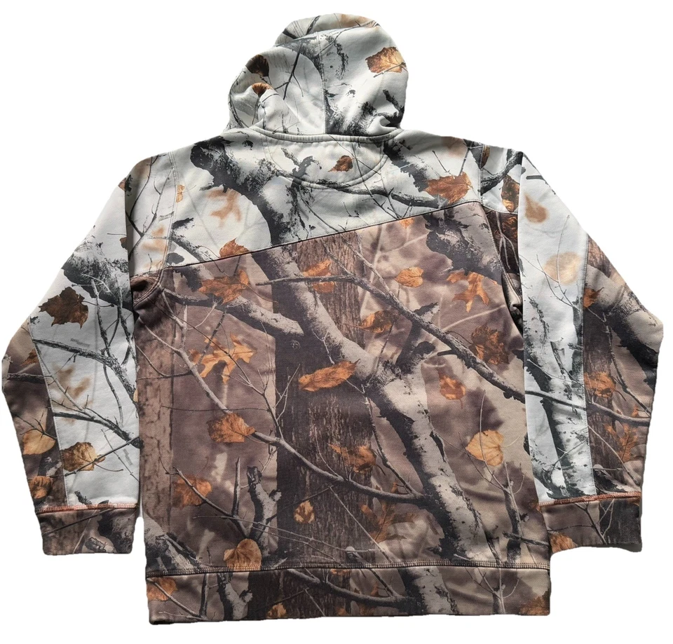 Legendary Whitetails AOP Camo Hoodie S Mens Realtree Style Hunting Sweatsirt - Image 2 of 4