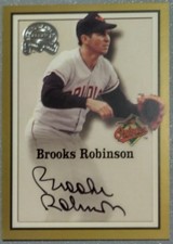 2000 Greats of the Game Auto BROOKS ROBINSON AUTOGRAPH HARD SIGNED