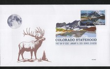 COLORADO STATEHOOD * 1876-2026 * FIRST DAY COVER * DENVER, COLORADO