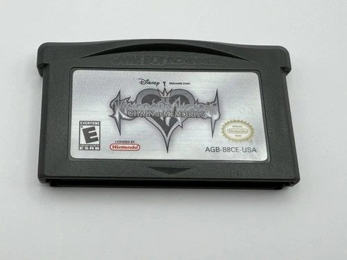 Kingdom Hearts Chain of Memories Game Boy Advance Official Cartridge Disney