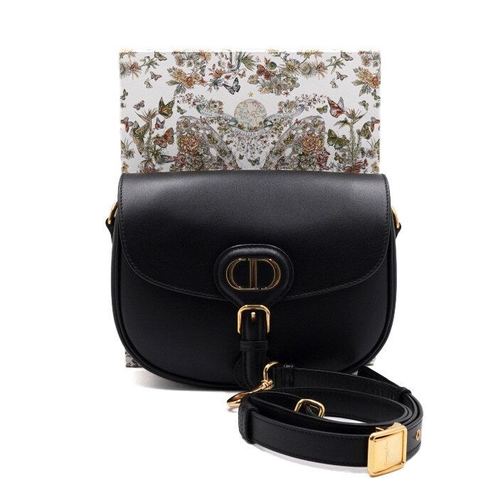 Dior Bobby Medium Black Women's Shoulder Bag and Crossbody Bag 157429774 [U]