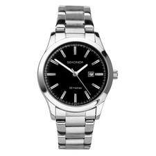 Image of Sekonda Classic Taylor Black Dial Watch RRP £49.99 Model 40364.200