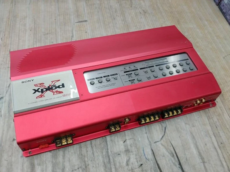 ソラ　希少　SONY パワーアンプ　Xplod XM-405EQX Sony Xplod XM-405EQX Car Amplifier 5-Channel 80W x 4 Used
