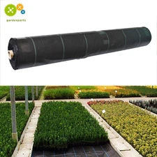 Woven Ground Weed Cover Landscape Weed Barrier Fabric 3.2 Ounce 6FT × 300FT