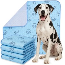 PETSWORLD Washable Reusable Dog Pee Pads Pack of 4 34 x 36 822