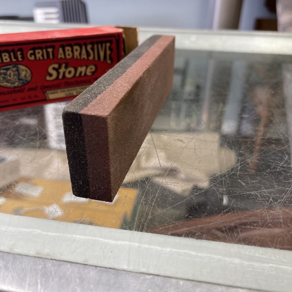 Champion Double Grit Abrasive Oil Stone in Box eBay