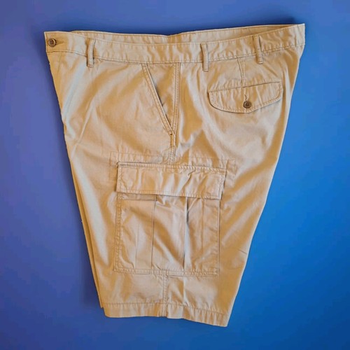 Levi Strauss & Co Two Horse Brand Cargo Shorts Rip Stop Mens Size 44 Khaki - Picture 3 of 9