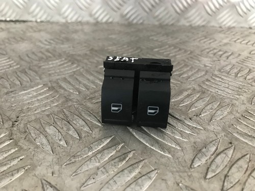 Bouton De Lève-vitre Chromé Pour Seat Altea (04-) Et Seat Ibiza (09-) - Compatible Gauche Avant