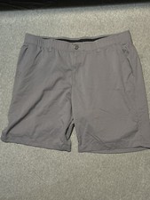 UNDER ARMOUR GOLF MENS 40 GRAY GOLF FLAT FRONT SHORTS