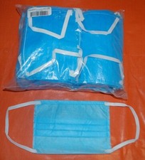 50 Disposable Filter Protective 3 Ply Surgical Mask Elastic Ear loop Face Masks