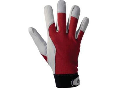L+D 1706-8 Handschuhe Griffy Größe 8 rot/naturfarben  ENISO 21420:2020,EN388:201