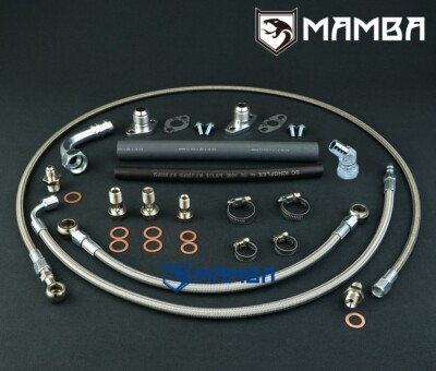 Turbo Oil & Water Line Kit For AUDI VW A4 A6 Passat 1.8T AEB ANB APU AWT K03-029