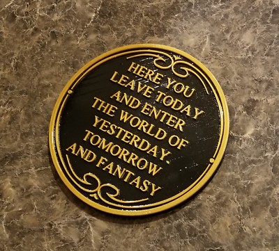 12'' Magic Kingdom DW Entranceway Plaque Inspired Sign - Dual Color