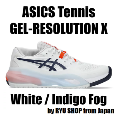 ASICS Tennis Shoes GEL-RESOLUTION X 1041A481.110 White / Indigo