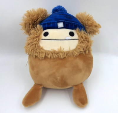 Squishmallows Benny the Big Foot Yeti Plush 8'' Blue Hat Stuffed Animal Soft Toy