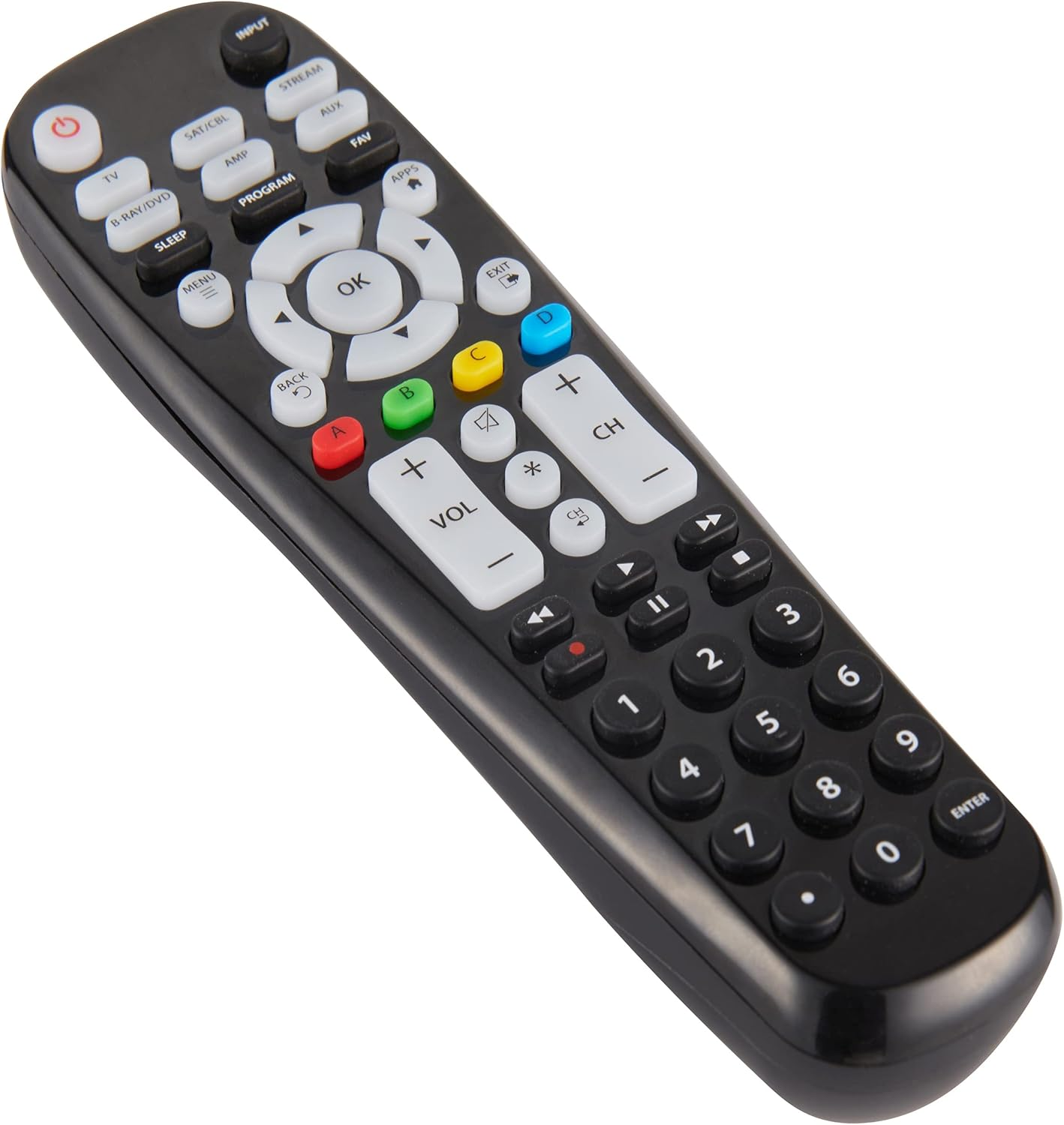 BWB17AV002 Multi-Device Universal Remote Control for TVs DVD Players and More