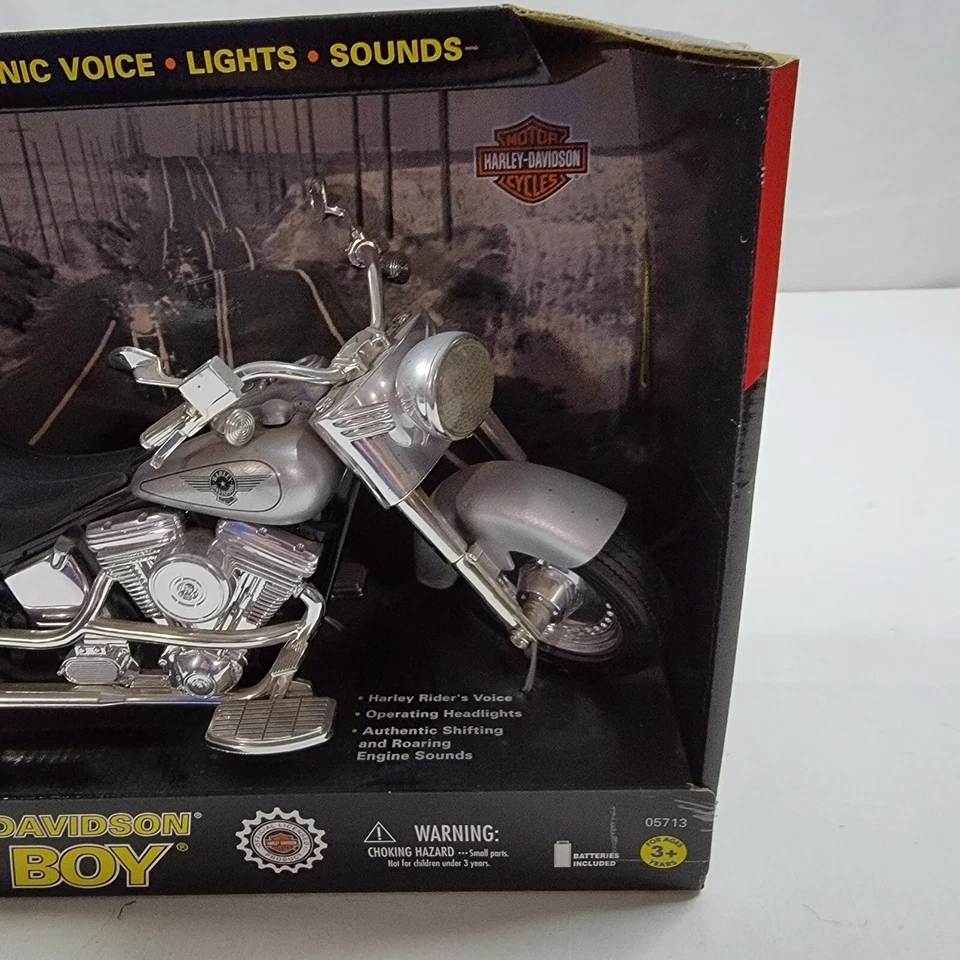 Buddy L 1996 Harley Davidson Heritage Softail Special Electronic Toy Motorcycle - Image 3 of 4