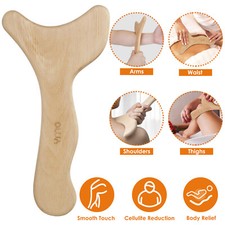 Wood Therapy Massage Tool Lymphatic Drainage Paddle Wooden Scraping Tools