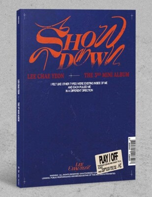 LEE CHAEYEON 3rd Mini Album [SHOWDOWN] PLAY Ver CD+40p P.Book+P.Card+Sticker+etc