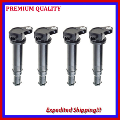 4PC IGNITION COIL KHY308 FOR DODGE ATTITUDE HYUNDAI ACCENT 1.6L L4 2006-2009