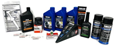 YAMAHA F40 Winterization Oil Change Maintenance Kit Filter Fuel Gaskets Fogging