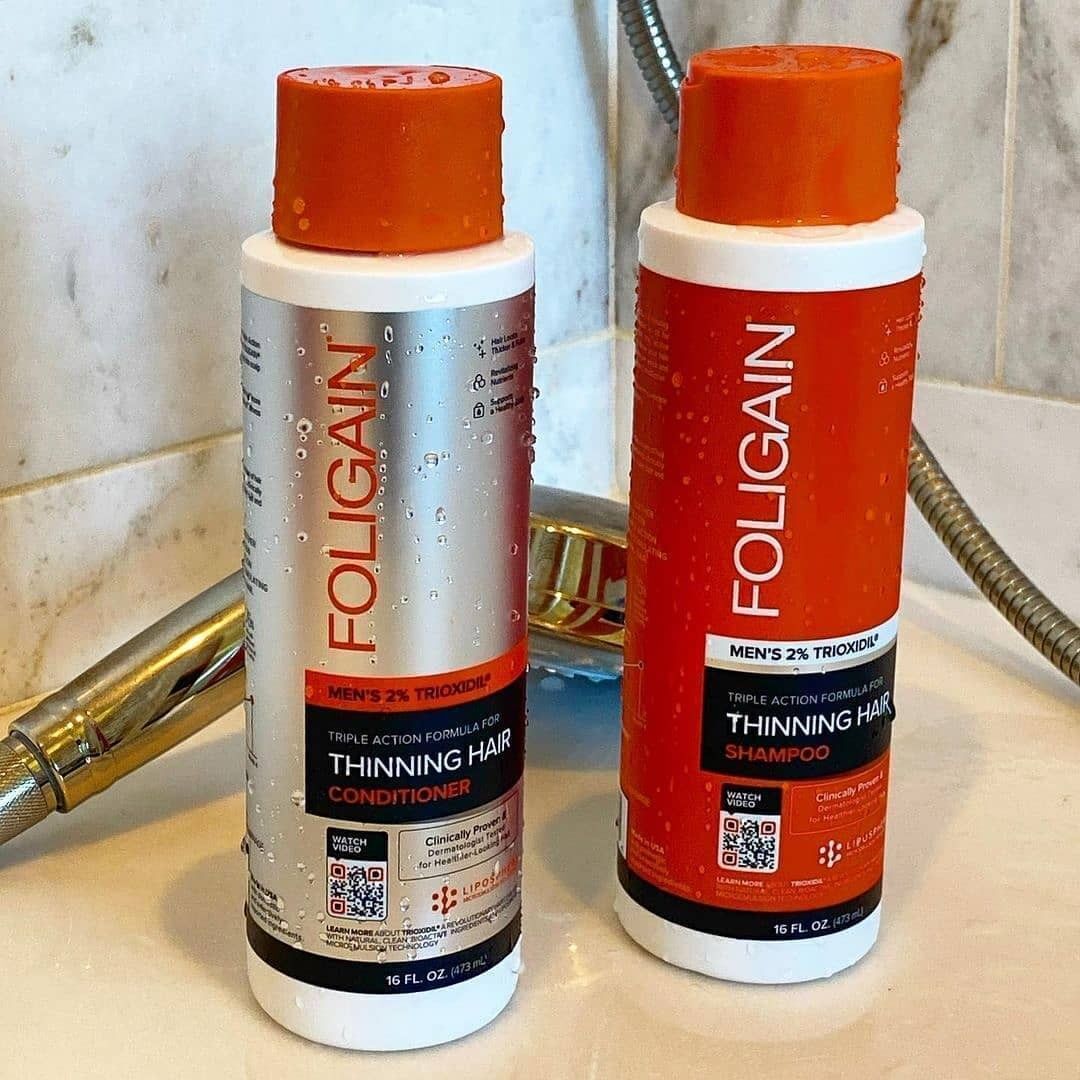 FOLIGAIN HAIR LOSS CONDITIONER For Men with 2 Trioxidil® 473ml