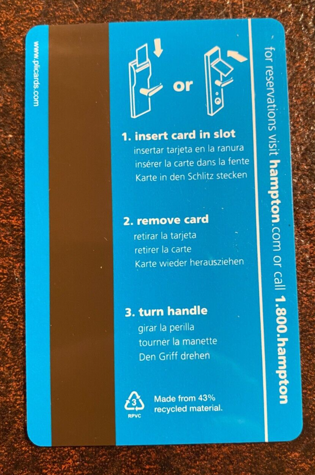 Hampton Inn Hilton Generic Collectible Key Card - Dog Selfie Picture | eBay