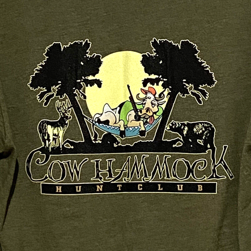 Cow Hammock Hunt Club TShirt M Green eBay