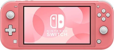 Nintendo Switch Lite Coral Pink New FedEx 45496882662| eBay